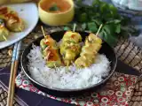 Recette Brochettes de poulet et leur sauce satay, un voyage en cuisine vers l'asie!