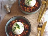 Recette Pois chiches sauce au chorizo et sa burrata