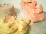 Recette Pavé de saumon safrané