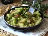 Recette Pâtes crémeuses aux asperges et aux lardons