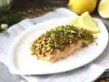 Recette Saumon en croûte de pistache
