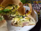 Recette Une quiche sans pâte avec une tortilla? c'est possible! recette légère et parfaite pour l'été!