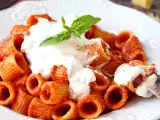 Recette Pâtes à la tomate et stracciatella : un plat gourmand prêt en 10 minutes !