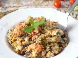 Recette Salade crémeuse d’épeautre aux légumes grillés
