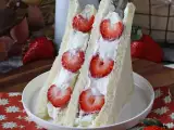 Recette Ichigo sando, le sandwich aux fraises japonais!