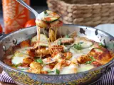 Recette Recette express de gratin de gnocchi courgette mozzarella