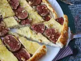 Recette Tarte fine aux figues, brie et noix