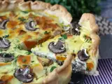 Recette Quiche champignon et potimarron