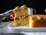 Recette Gâteau aux pommes ultra moelleux et streusel croustillant