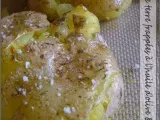 Recette Pommes de terre frappées, au thym & à l'huile d'olive