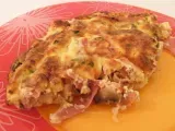 Recette Clafoutis jambon/champignons/mozzarella
