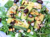 Recette Salade de courgettes et roquette, vinaigrette balsamique