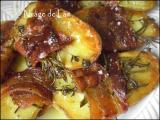 Recette Pommes de terre au four au thym et romarin