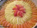 Recette Tarte aux poires et aux pamplemousses, crème à la pistache, recette d'eric kayser