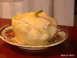 Recette Pâtissons tout ronds farcis au chèvre et aux noix