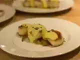 Recette Poêlée de st-jacques au sabayon sur julienne de poireaux