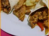 Recette Wrap de poulet tikka