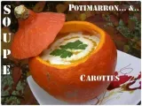 Recette Soupe de potimarron & carotte