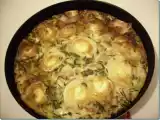 Recette Quiche sans pâte aux poireaux, jambon, chèvre et ciboulette