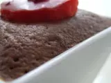 Recette Moelleux chocolat noir, coeur fruits-poivrons rouges confits