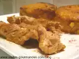 Recette Filet de dinde au paprika et flan de carottes au mascarpone.