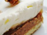 Recette Entremets érable, mousse au chocolat au lait et crème citron et sorbet gingembre