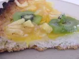 Recette Tarte aux fruits : mangue, kiwi, ananas