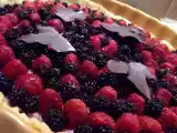 Recette Tarte aux framboises et mures sauvages