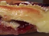 Recette Tartine sucrée-salée camembert-groseilles
