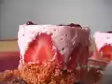 Recette Bavarois aux fraises & confiture aux fruits rouges mentholée