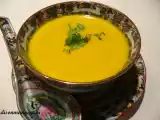 Recette Crème de lentilles corail au jus de carotte et aux épices