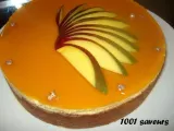 Recette Le tiffany (entremets mangue, framboise et ananas)