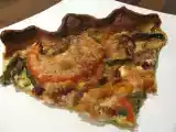 Recette Tarte aux légumes grillés et chèvre