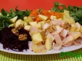 Recette Salade mâche, endives, carottes et betteraves