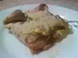 Recette Crêpes fourrées (tomates, oignons, jambon et mozzarella)