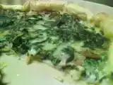 Recette Tarte épinards, jambon, mozzarella