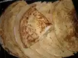 Recette Crepes au thon/fromage/creme fraiche/champignons