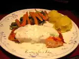 Recette Filets de saumon au gingembre, sauce au yogourt