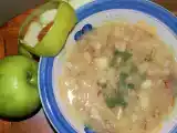 Recette Soupe aux haricots blanc, bacon et pomme granny smith