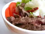 Recette Boeuf presque thaï - kaffir lime et lait de coco