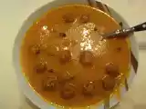 Recette Sder bel kâaber ( velouté de semoule aux boulettes)