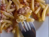 Recette Gratin de macaronis à la saucisse : vite, rapide & bon !