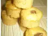 Recette Petits moelleux à la pâte d'arachides et au chocolat au lait....