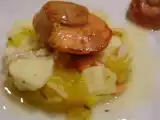 Recette Tarte de noix de saint-jacques et mangue