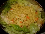 Recette Salade de pâtes surimi au curry