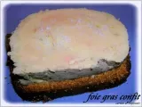 Recette Foie gras de canard confit au torchon