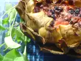 Recette Nid d'artichaut au tofu et noisettes, fricassé d'artichauts à l'orientale