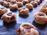 Recette Biscuits flocons d'avoine, coco amande et raisins. (sans oeuf, sans gras, sans sucre...)