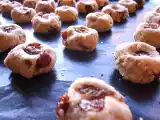 Recette Biscuits flocons d'avoine, coco amande et raisins. (sans oeuf, sans gras, sans sucre...)