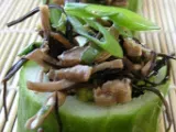 Recette Salade champignons et aramé